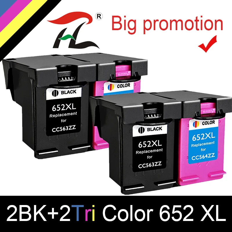 

652XL 652 Ink Cartridge Replacement for HP652 XL For HP Deskjet 1115 1118 2135 2136 2138 3635 3636 3835 4535