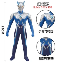 23cm large soft rubber ultraman luna miracle zero action figures model doll furnishing articles childrens assembly puppets toys