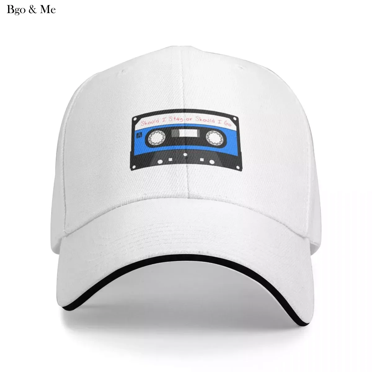

2023 New Should I Stay Or Should I Go Baseball Cap Gentleman Hat Sun Hats For Women Men's