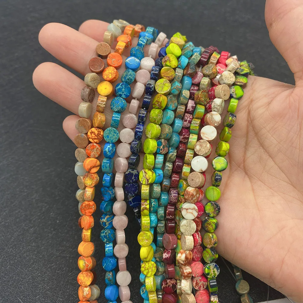 Натуральный камень Императорская змеиная кожа цилиндрический плоский