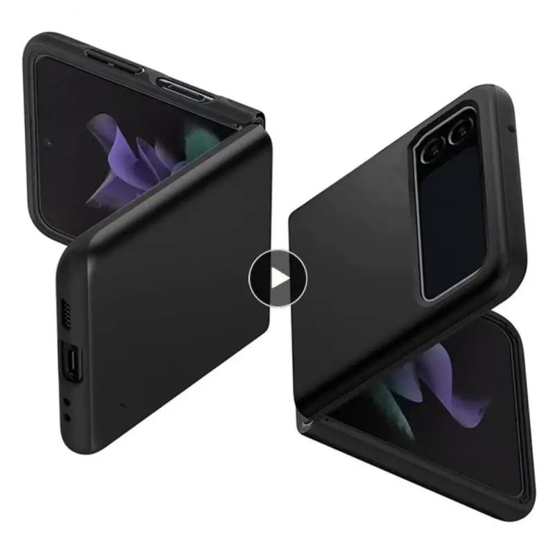 

Back Bumper Shell Case Solid Color Protective Cover Shockproof Resistant For Galaxy Z Flip 3 For Galaxy Z Flip 3 5g Case Hard
