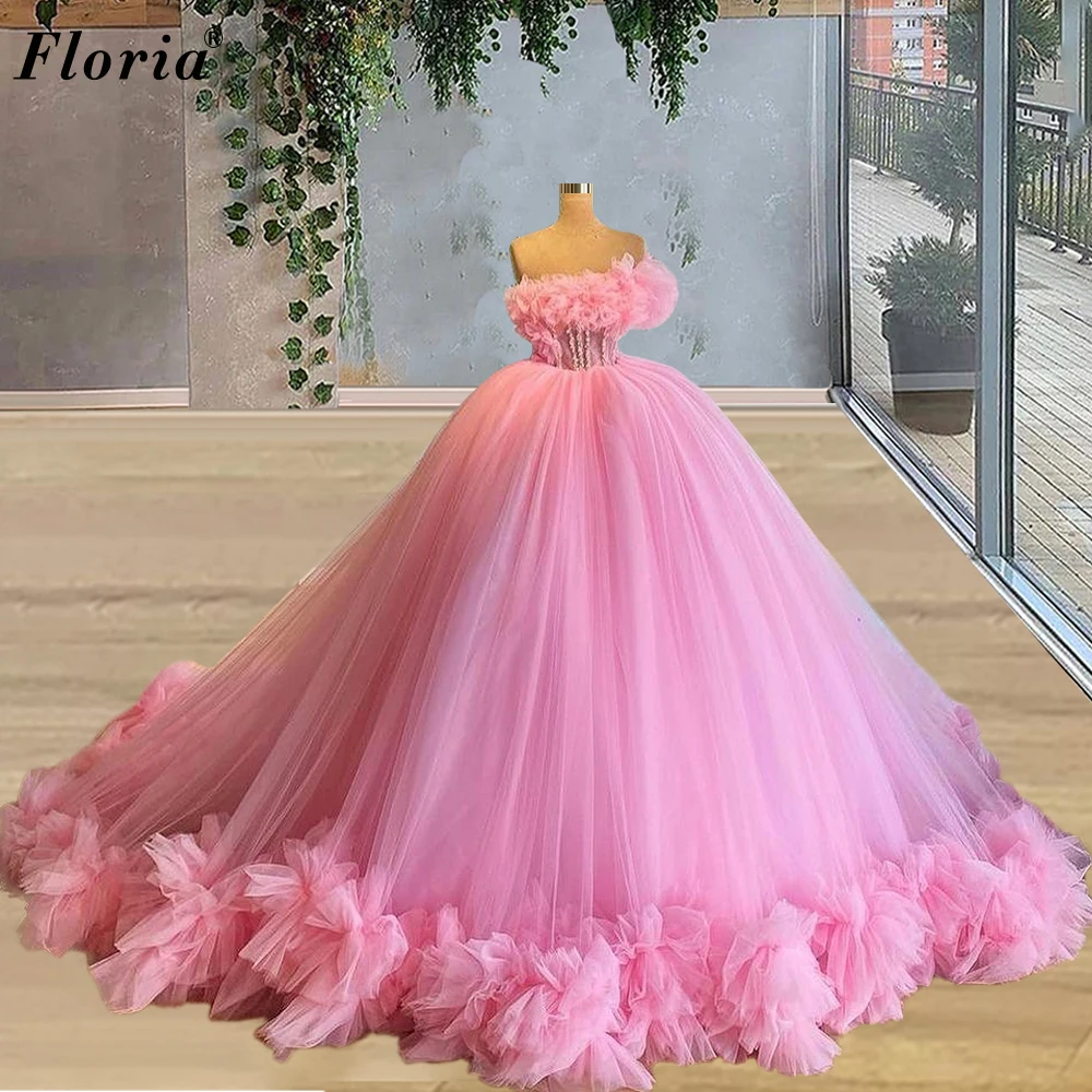 

Pink Sweet Strapless Celebrity Dresses For Women 2022 Gorgeous Birthday Party Dresses Vestidos De Gala New Evening Gowns Custom