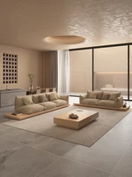 italian minimalist fabric sofa living room japanese style modern minimalist large sized apartment quiet wind