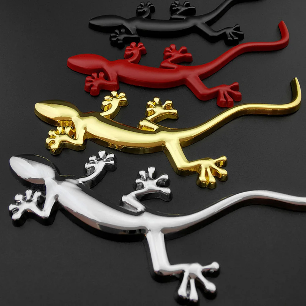 

3D Metal Gecko Badge Logo stickers for Audi A1 A3 S3 8P 8V A4 B7 B8 A5 A6 C6 C7 Q2 Q3 Q5 SLINE QUATTRO Sportback Car styling