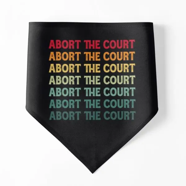 

Abort The Court Vintage Dog Bandanas Christmas Accessories Kerchief Scarf Holiday Party Cat Costume Print Puppy Collar Pet