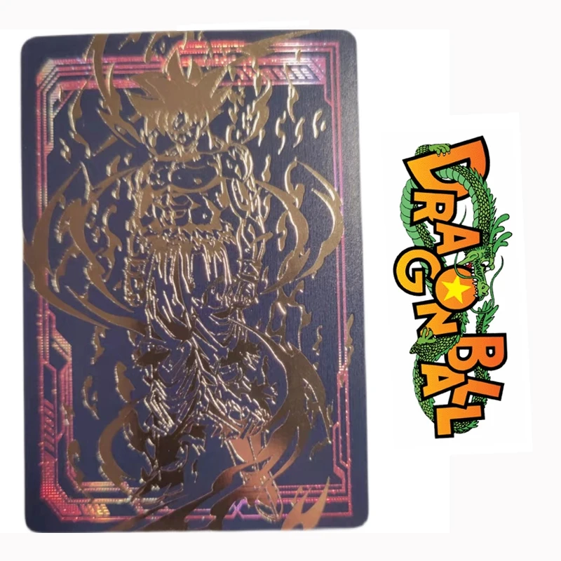 

Dragon Ball Super Saiyan Son Goku Hot stamping flash card Anime Figure Game Collection Cards kids toys Birthday christmas gift