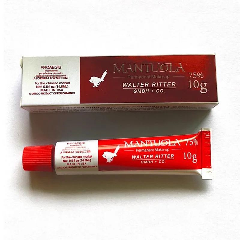 

75% PROEAGIS MANTUOLA крем для ухода за татуировкой, Перманентный макияж, микроблейдинг бровей и губ, 10 г
