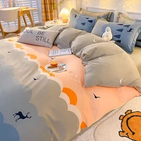 romantic seagull forest youthful home textile duvet cover bed sheet pillow case single double queen king for home bedding set