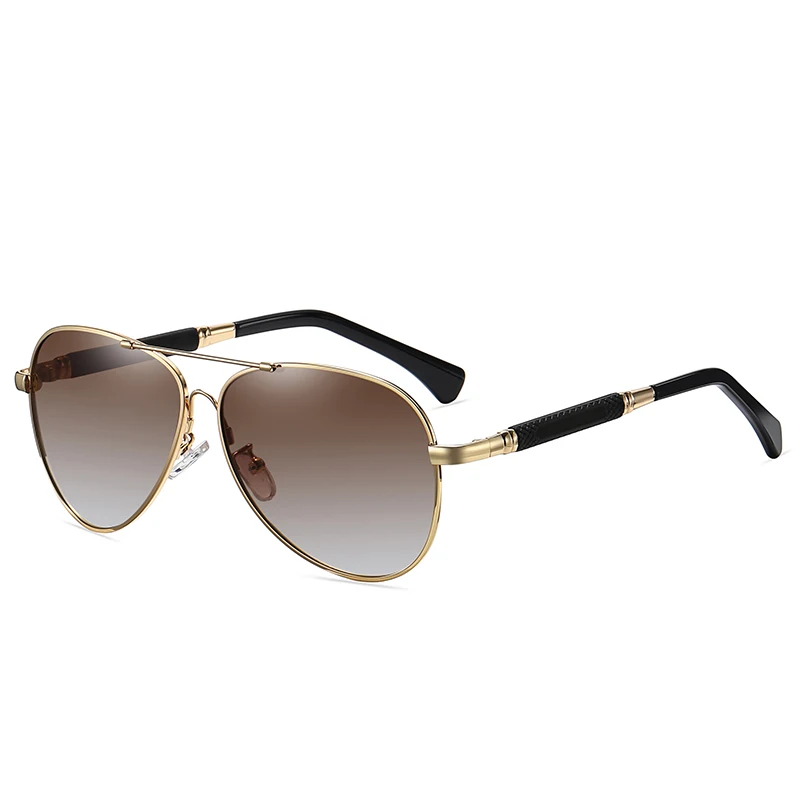 

2022 New Mens Pilot Sunglasses Driving Night Vision Glasses Eyewear Optical Brand Designer Polarized Sunglasses Memory Metal 8