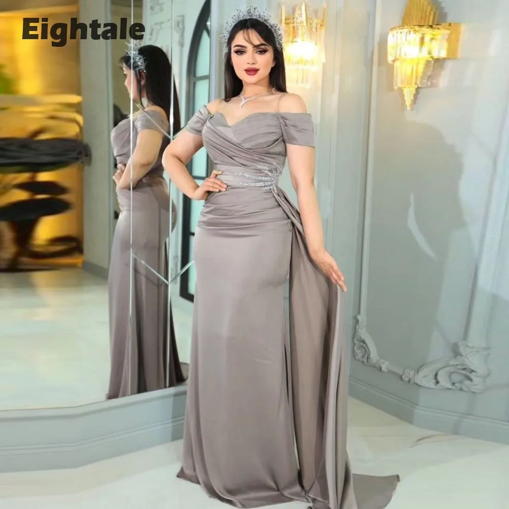 Eightale арабское вечернее платье для свадебной вечеринки милое атласное выпускного