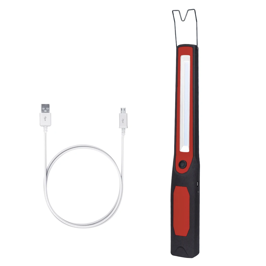 

COB Work Light Rechargeable Plastic LED Handheld Adjustable Inspection Lamp Multifunctional Flashlight Lighting