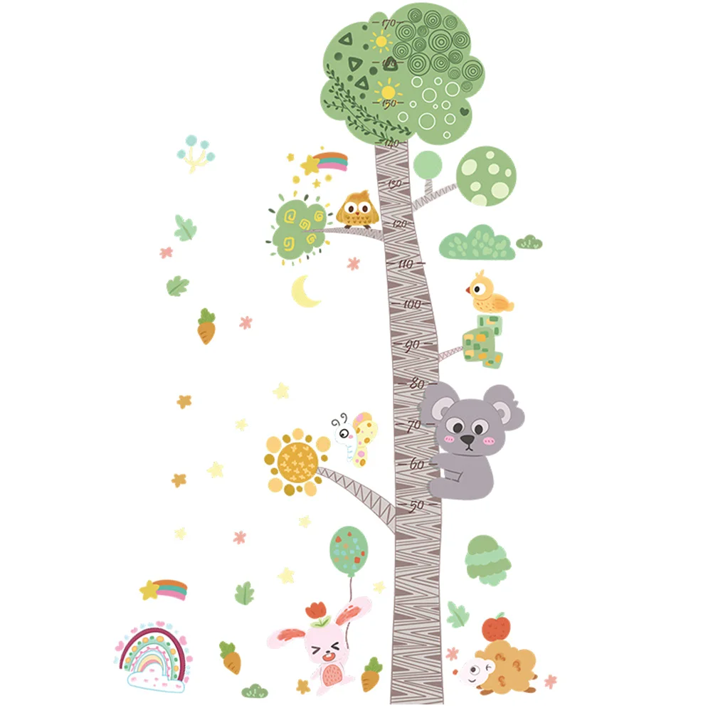 

1 Set Of Decor Wall Children Room Wall Sticker for Decor Height Measuring
