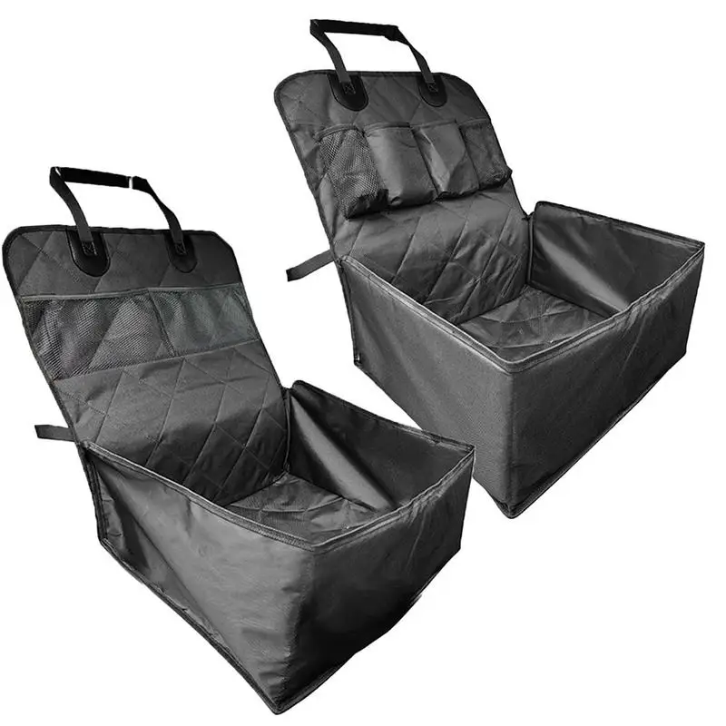 

Dog Car Seats Pet Booster Detachable Puppy Booster Seats Dog Booster Seats With Detachable Cushion And Pockets Fully Washable