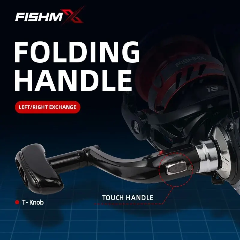 Спиннинговая Рыболовная Катушка Fishmx С Металлическим Перетаскиванием 12
