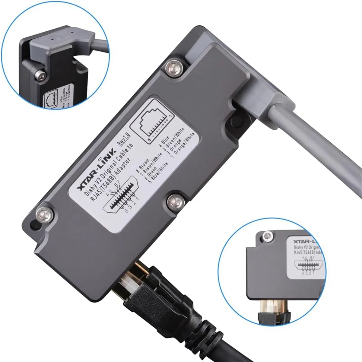 CB1 для Starlink Кабель-адаптер RJ45 Connect StarLink Space X Ethernet-адаптер PoE-инжектор Kit