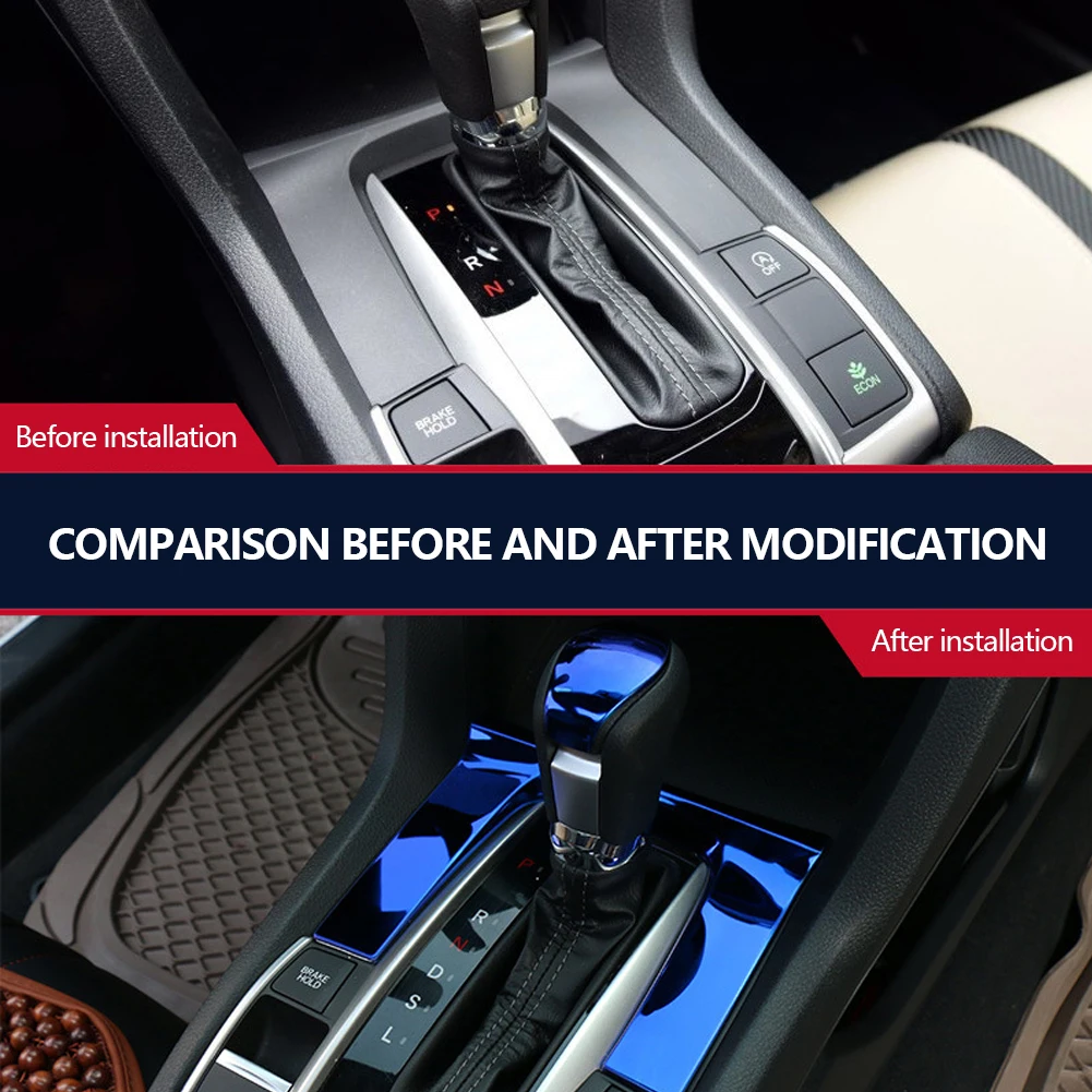 Для Honda Civic 10 2016 2017 2018 2019 стикер для автостайлинга аксессуары нержавеющая сталь