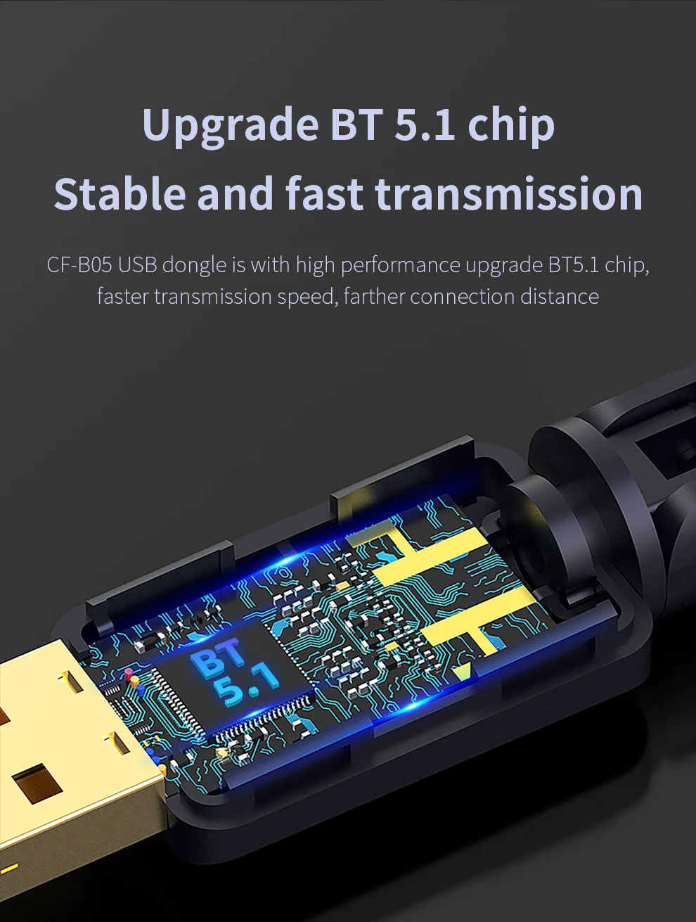 Comfast 100M USB Bluetooth 5 1 адаптер ключа для ПК динамик беспроводная мышь музыкальный