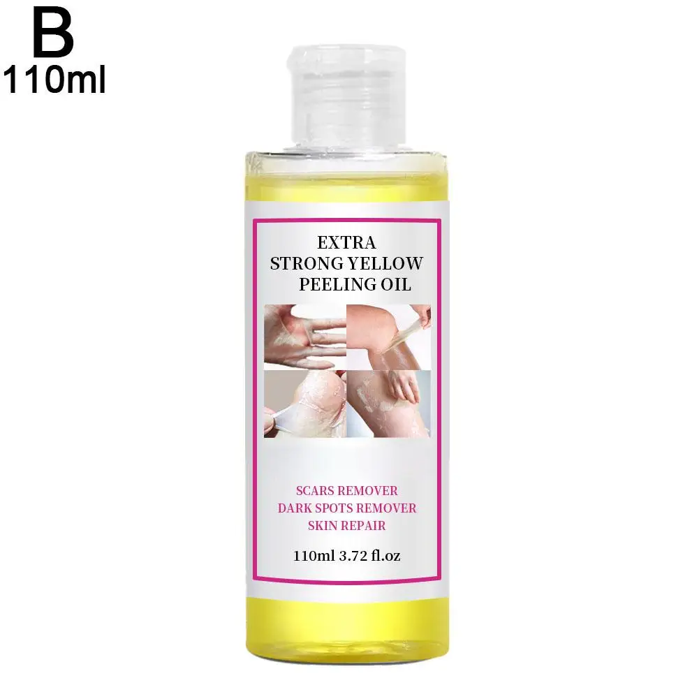 110 мл желтое пилинг-масло растительное эфирное отбеливание локтей осветление