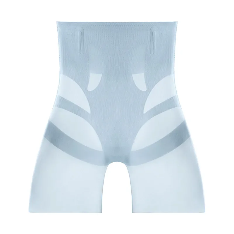 High-Waisted Slimming Silk Face Fabric Partitioned Elastic Belt Abdomen Lifting Waist Pants Four-In-One Body Shaper