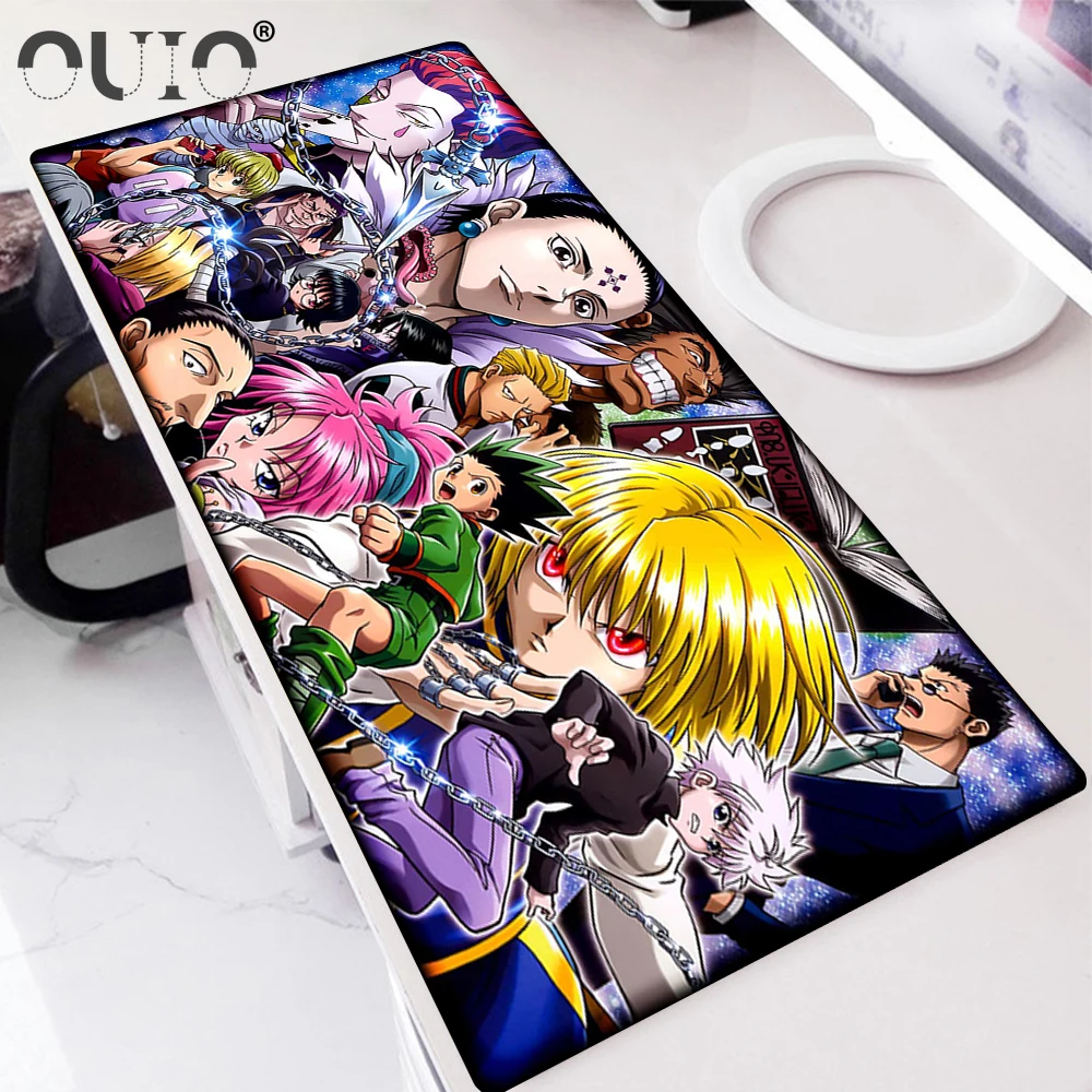 

Hunter X Hunter Gamers Accessories Gaming Mouse Pad Anime Table Pads Rubber Mousepad Gamer Csgo Non-slip Desk Mat Mice Rug Dota2