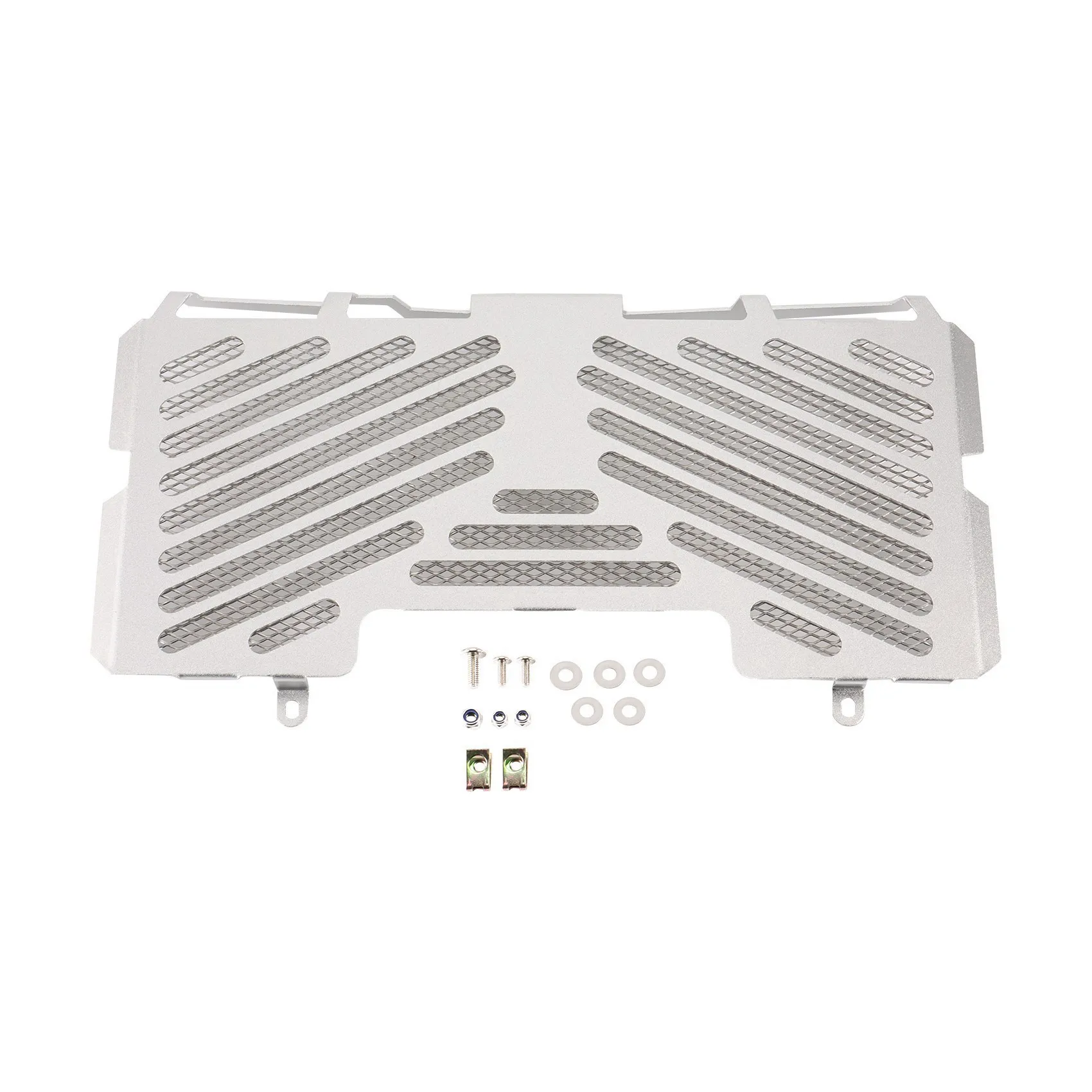 

Motorcycle Radiator Grille Grill Protective Guard Cover Perfect For- F650GS F700GS F800R F800S(Silver)