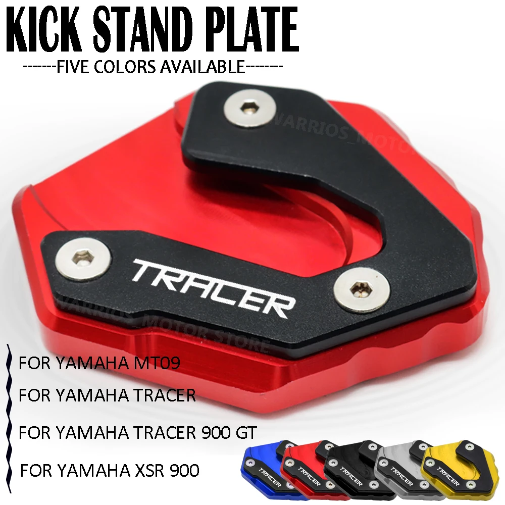 

For YAMAHA TRACER TRACER 900 GT MT09 XSR900 2014-2021 2018 2019 2020 Motorcycle Kickstand Plate Side Stand Pad Enlarger