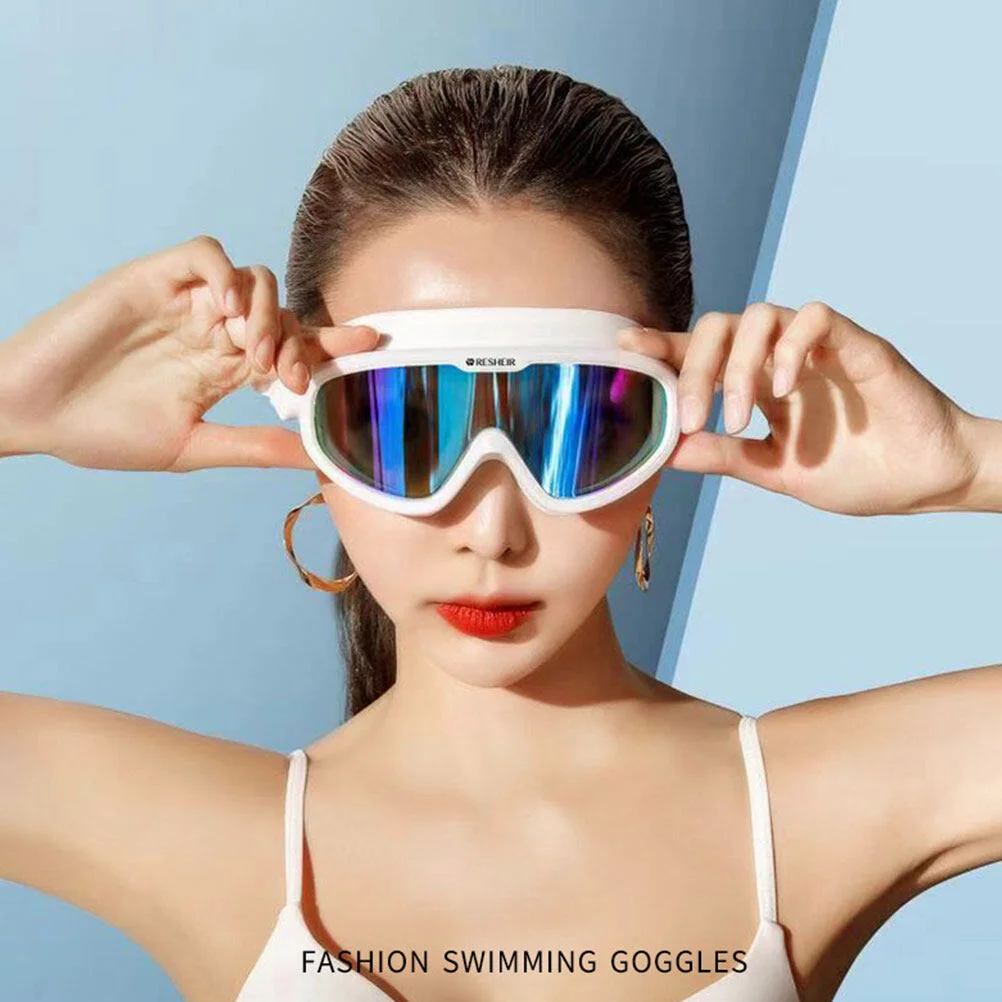 

Makeup Goggles Waterproof Glasses Clear Men Espejuelos Para Mujer Eye Protector Swimming Equipment Big Frame