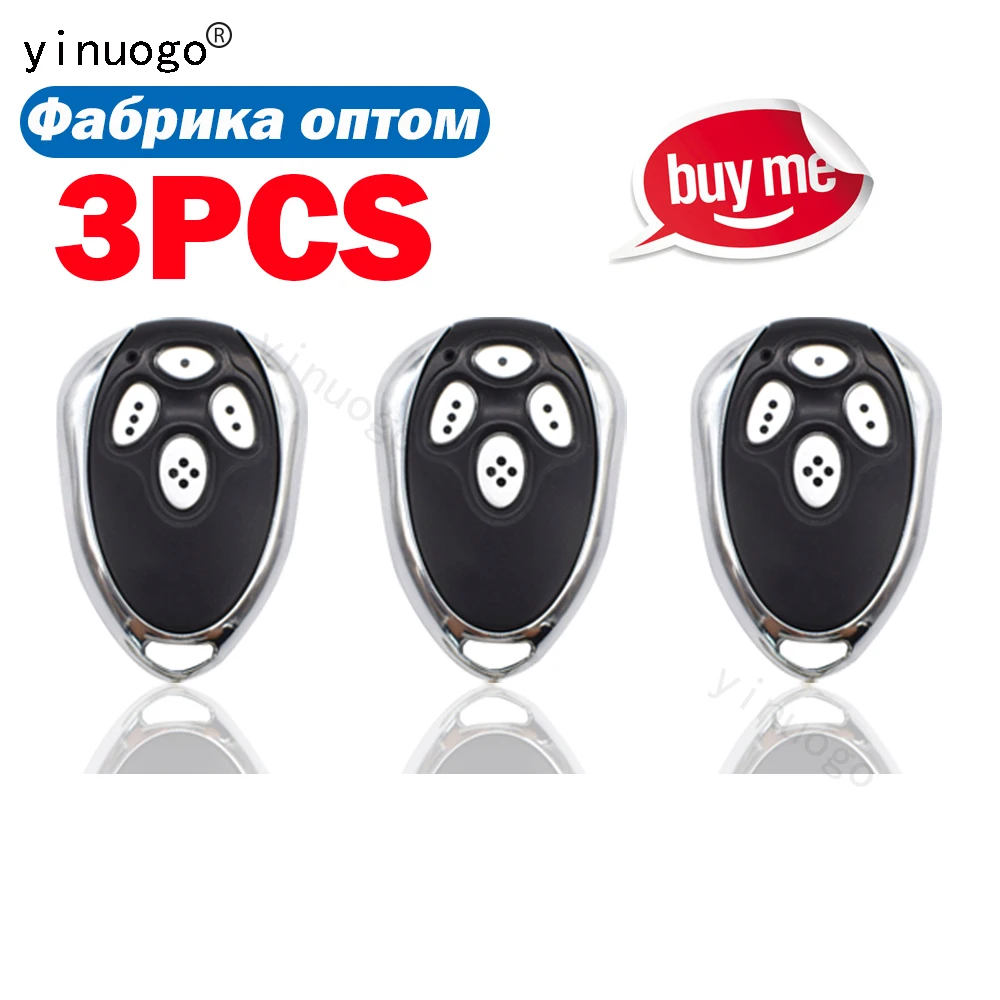 

3PCS Alutech AT-4 AnMotors ASG1000 AnMotors AR-1-500 AnMotors ASG 600 Door Remote Control 433MHz control panel for barrier
