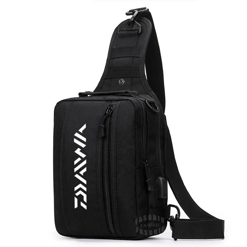 

Daiwa Outdoor Multifunctional Chest Bags Men's Shoulder Crossbody Bags Camouflage Tactical Sports Multi-purpose Fishing Bag