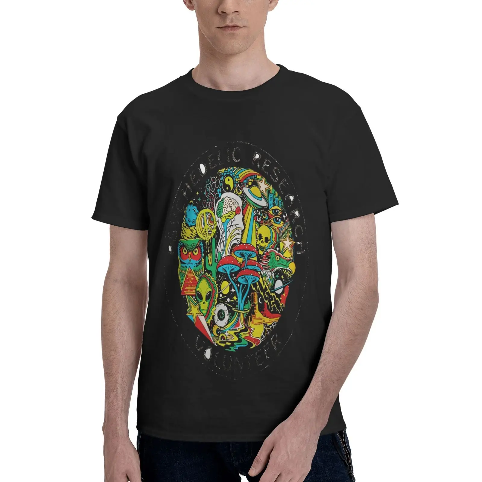 

Psychedelic Research Terence Mckenna 6895 Oversized T-Shirt Women's T-Shirt T-Shirt Men's Shirts Tshirt Clothing Blouse Grunge