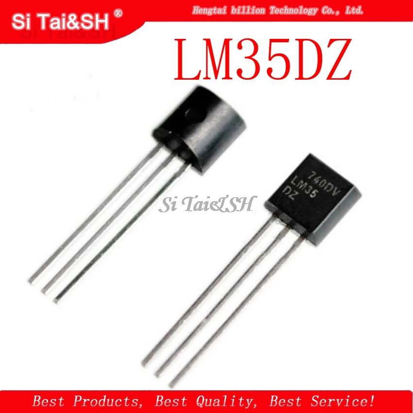 2 шт./лот LM35DZ TO92 LM35 TO-92 LM35D прецизионные датчики температуры по Цельсию