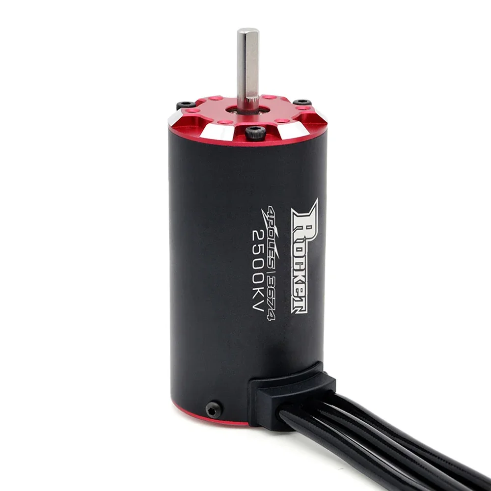Фото Бесщеточный двигатель SkyDElRocket 3674 2500KV 2150KV 2000KV 1650KV 1400KV с датчиком температуры для радиоуправляемых машин 1/8 1/10 №5