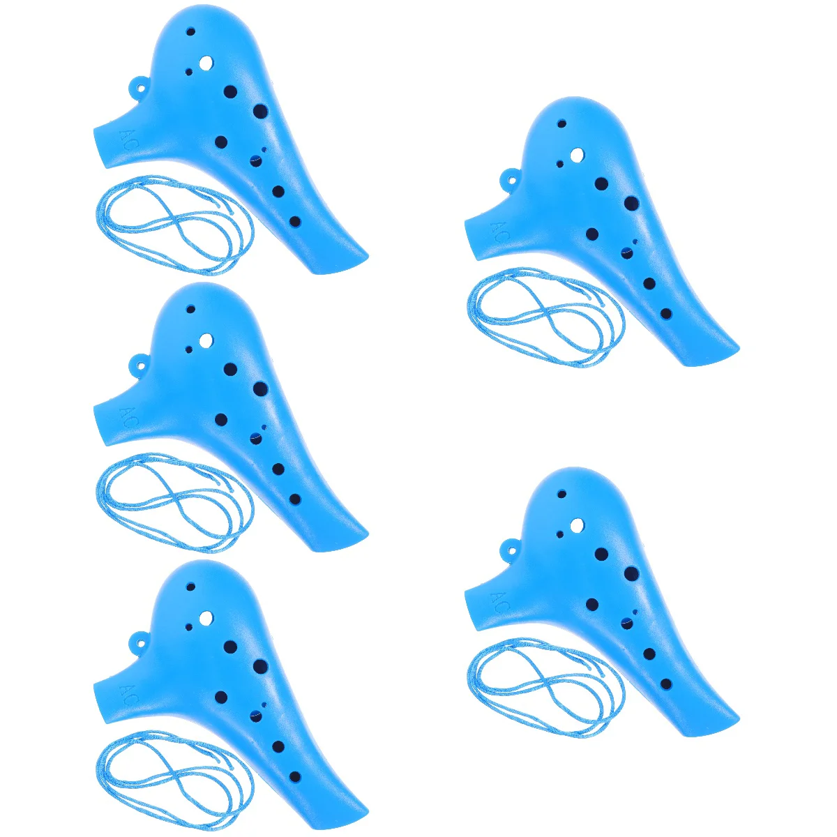 

5x Adults Creative Kids Beginner Ocarina 12-hole Ocarina Instrument School Ocarina Plaything Portable Ocarina