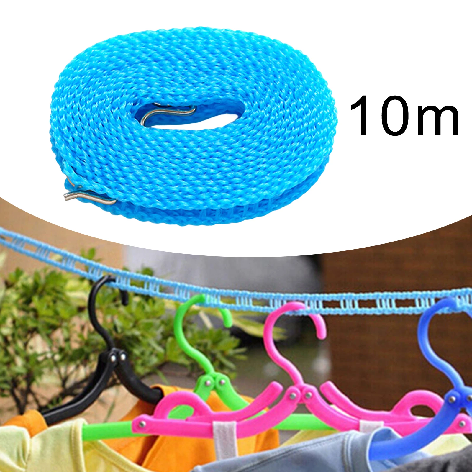 

Нейлоновая веревка для белья, 3/5/8/10 м