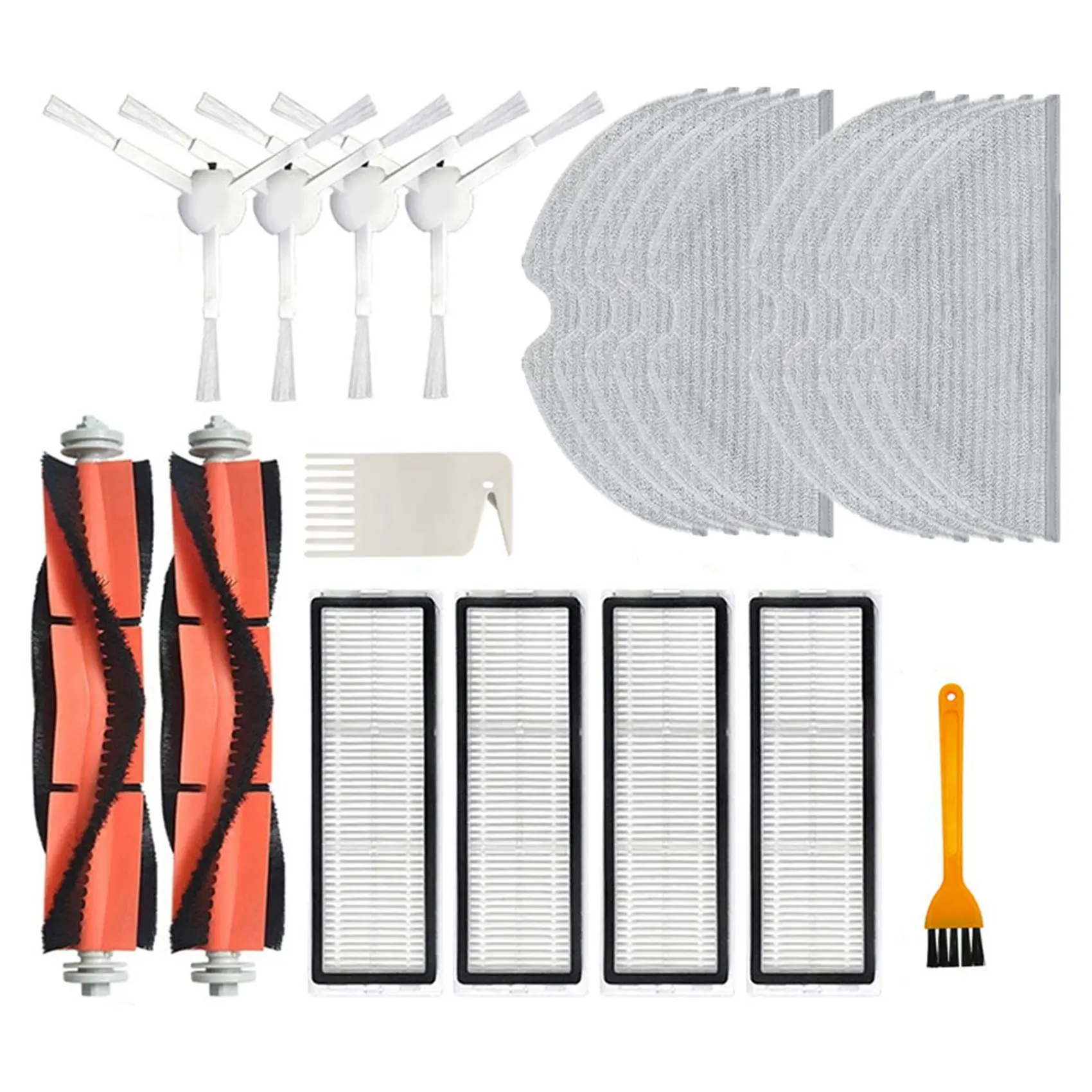 Для Xiaomi 1C Mijia STYTJ01ZHM SKV4093GL Dreame F9 Hepa фильтр основная боковая щетка швабра тканевая