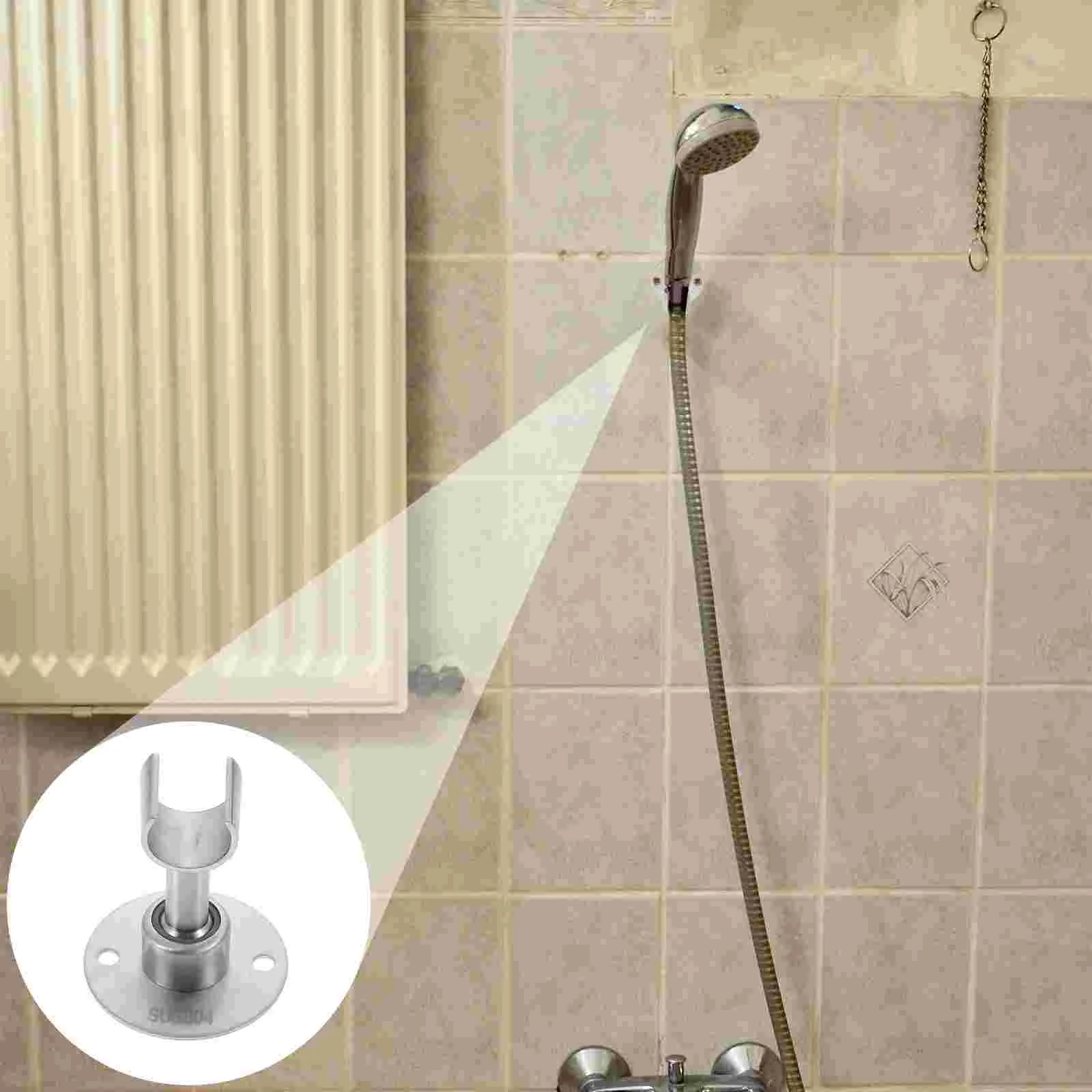 

Bracket Adjustable Wall-mount Bathroom Home Stainless Steel Holder Shower Holder for Bathroom Home