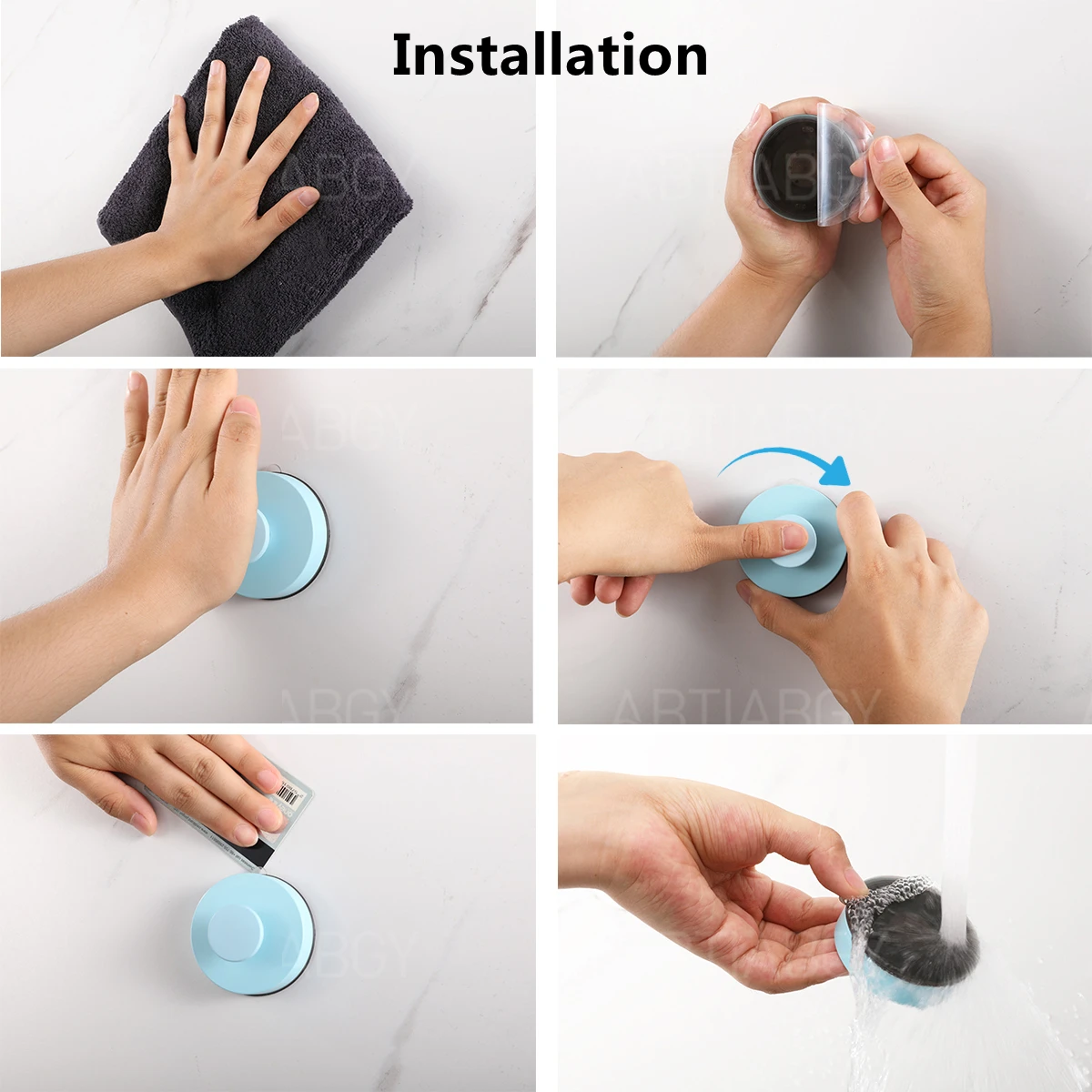 1/2/4PCS Bathroom Vacuum Suction Cup Hooks Punch-free Reusable Door Wall Hook Heavy Load Rack Sucker For Kitchen | Обустройство дома