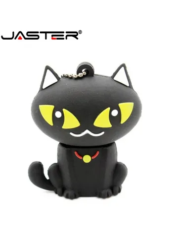 Флэш-накопитель JASTER с милым котом Сейлор Мун Луна, флэш-накопитель серия Сейлор Мун, флэш-накопитель 32 Гб 16 Гб 64 ГБ, usb флэш-накопитель, карта памяти