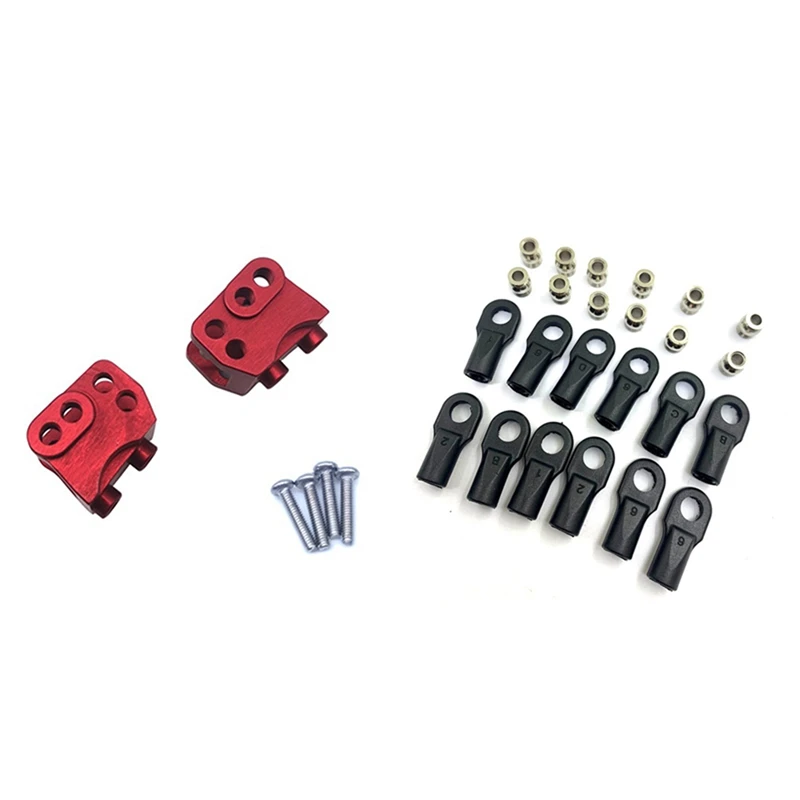 

2Pcs Cnc Aluminum Front Rear Lower Shock Linkage Link Mount & 12Pcs 5347 Rod End Ball Joint General Trolley Ball Sets