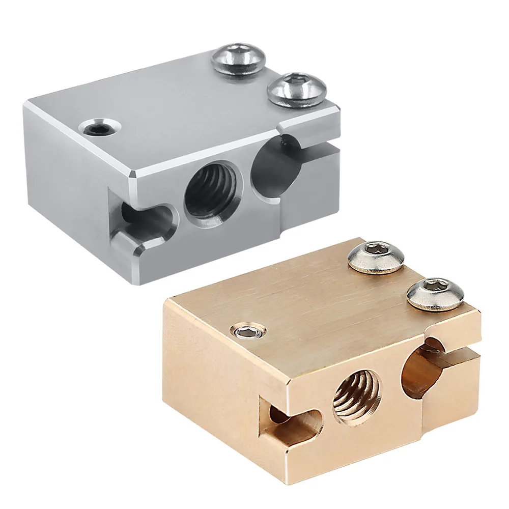 

1 шт., алюминиевый/латунный Термоблок для 3D-принтера