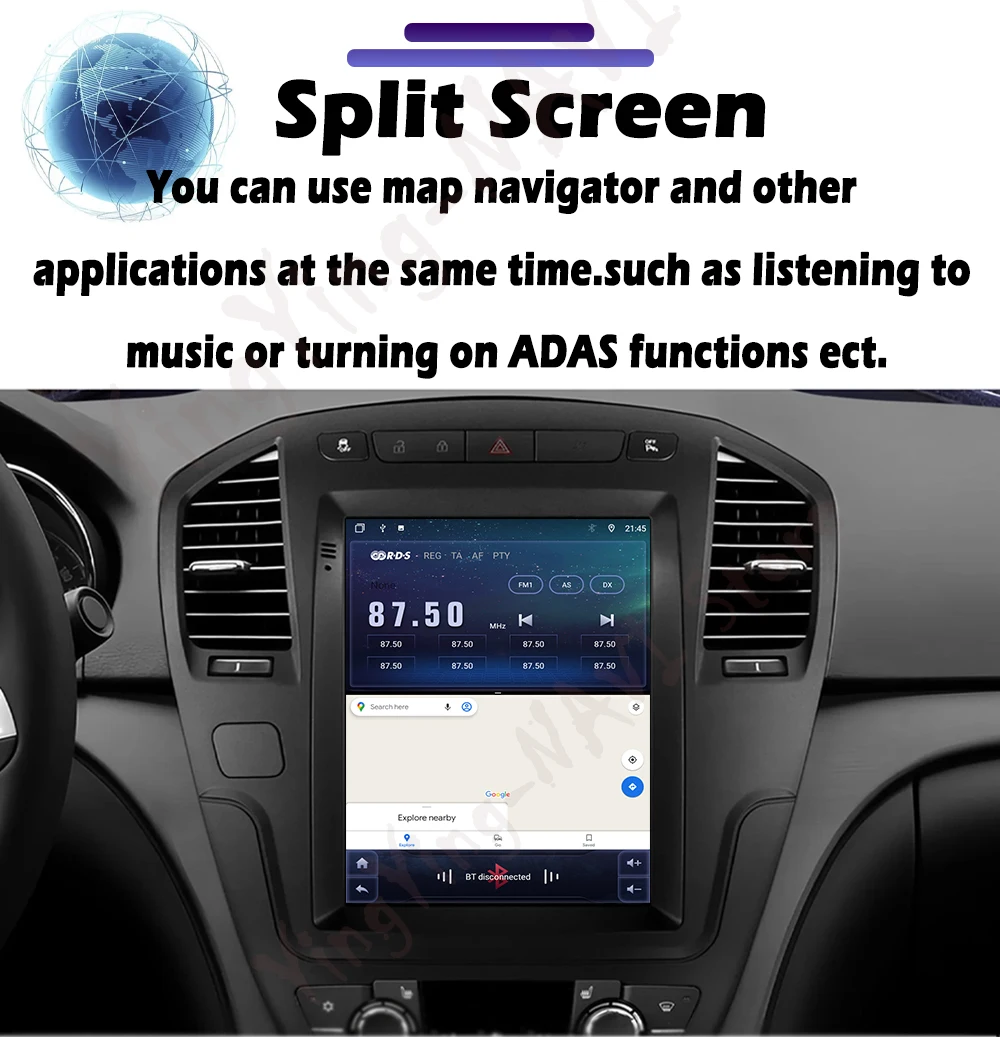 Фото Для Opel Astra J VauxhallBuick Verano 2009-2015 беспроводной Carplay стерео автомобильный радиоприемник мультимедийная видеонавигация головное устройство WlFl №3