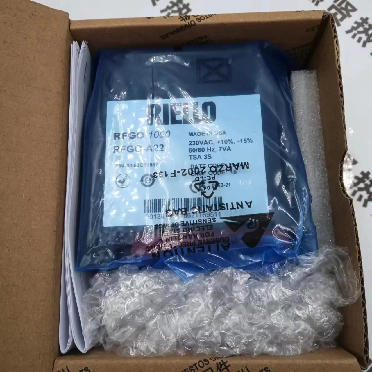 RFGO 1000 RFGO1000 RFGO-A22 США Ультрафиолетовый детектор пламени/УФ-детектор пламени для