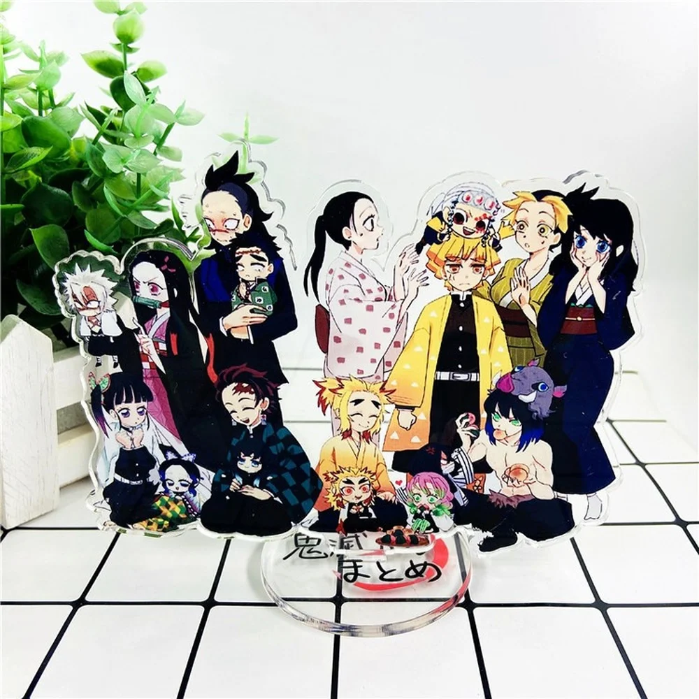 

Anime Chaveio Demon Slayer Kimetsu No Yaiba Keychain Tanjirou Nezuko Zenitsu Kanawo Giyuu Shinobu Acrylic Stand Blade Ghost Gift