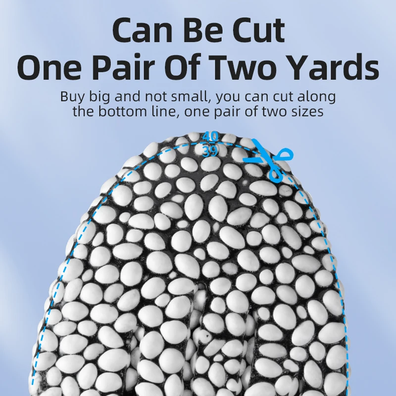 Breathable Soft Protects Knees Templates For Feet Hiking Running Unisex Insoles For Shoes PU Popped Rice Particle Foam Increa