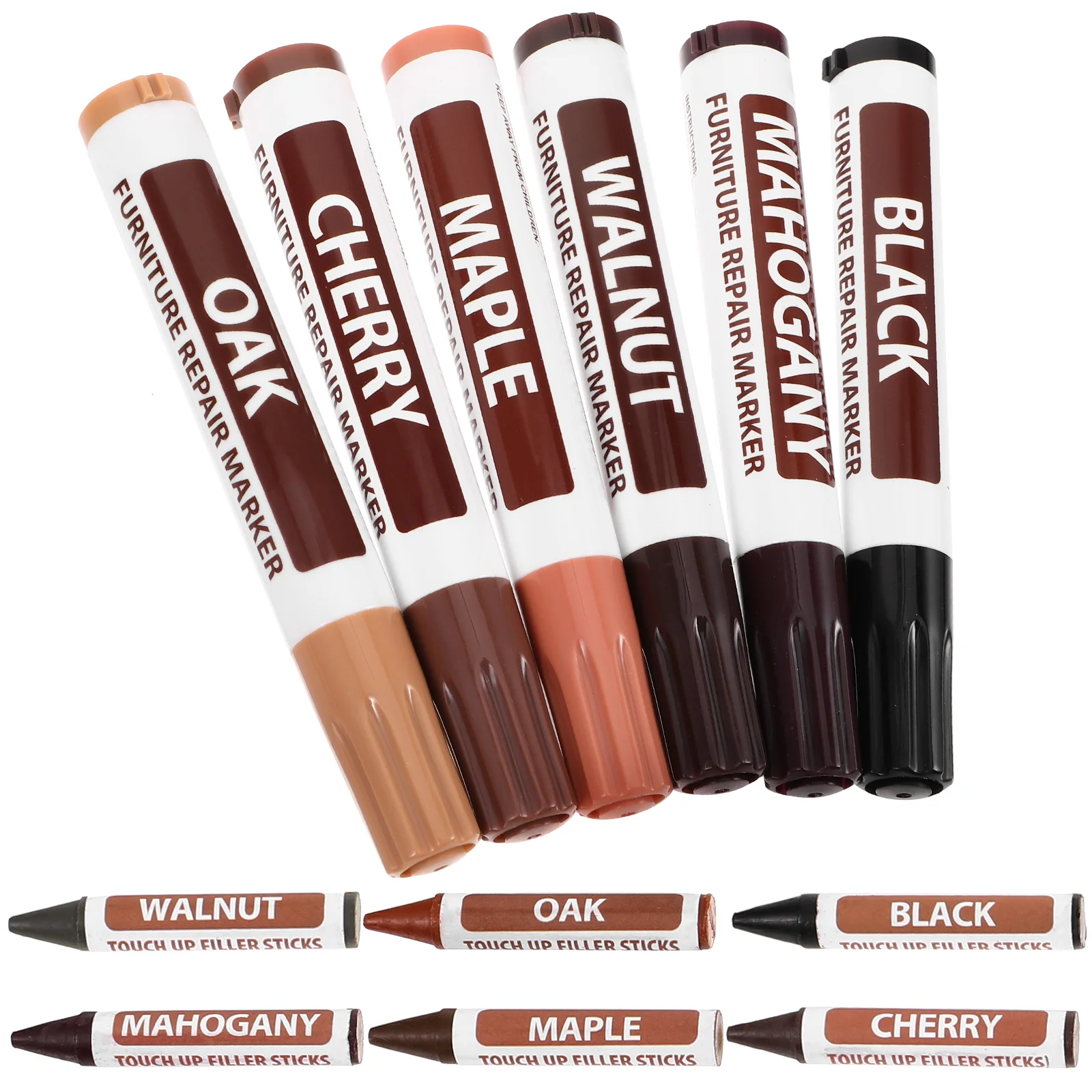 

Furniture Scratch Repair Manual Floor Kit Multi-function Paint Pens Set Wood Wax