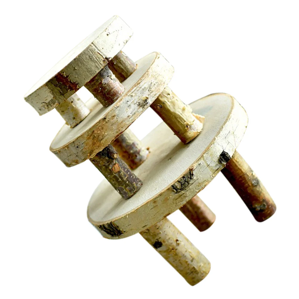 

3 шт., деревянный подсвечник для сада