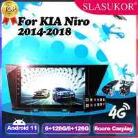 9 Inch Navigation GPS Android 11 Car Radio Player For KIA Niro 2014 2015 -2018 Fan Cable Frame Carplay WIFI Multimedia Video IPS