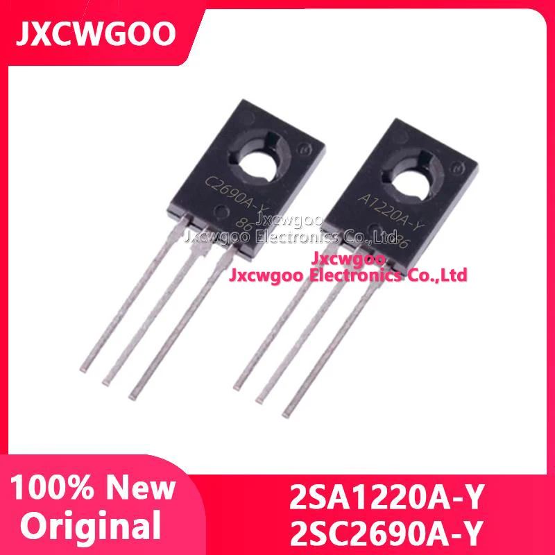 

10 Pair 100% New Imported Original 2SA1220A-Y 2SC2690A-Y 2SA1220A 2SC2690A TO-126 Audio Switching Triode