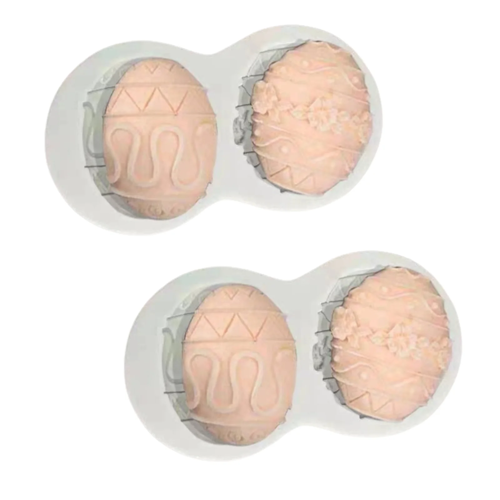 

2pcs Easter Rabbit Silicone Mold 3D Bunny Cake Mould DIY Chocolate Cake Baking Tool Egg Cake Decor Mould Baking Accessories