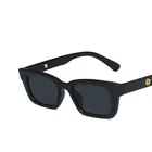 Очки женские солнцезащитные с металлическими петлями, маленькая коробка, полые ретро-очки для уличной съемки